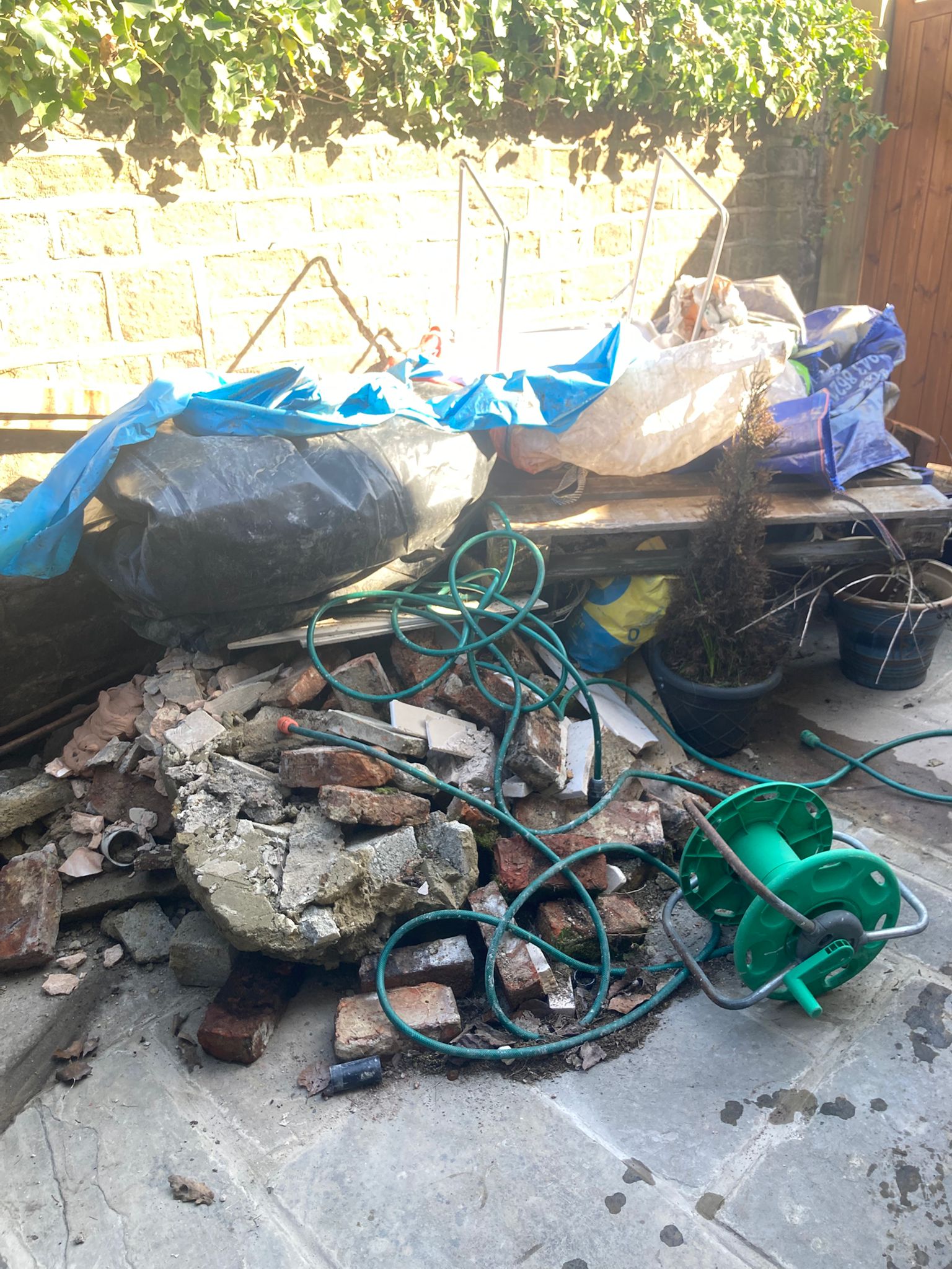 Rubble Removal — Before